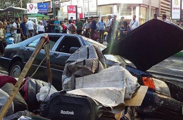 جزئیات تصادف بنز وزارت خارجه در خیابان ولیعصر