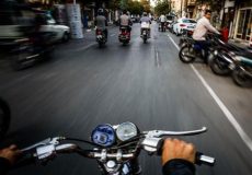 پوشاندن پلاک، منجر به توقیف موتورسیکلت