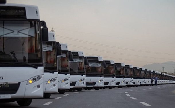 ورود اتوبوس و مینی‌بوس جدید به شهر تهران