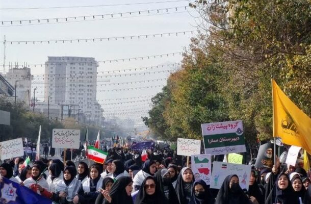 راهپیمایی ۱۳ آبان در تهران