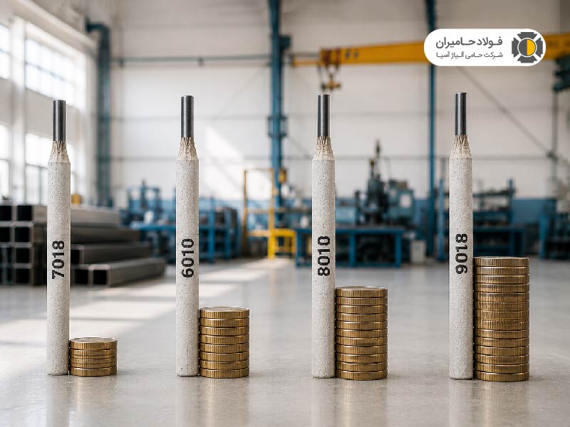 چرا قیمت الکترودهای 7018 یکسان نیست؟